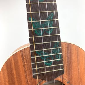 Image of LoPrinzi Concert Ukulele w/ Butterfly Sand Inlays, Model OSC (Used, Mint Condition)