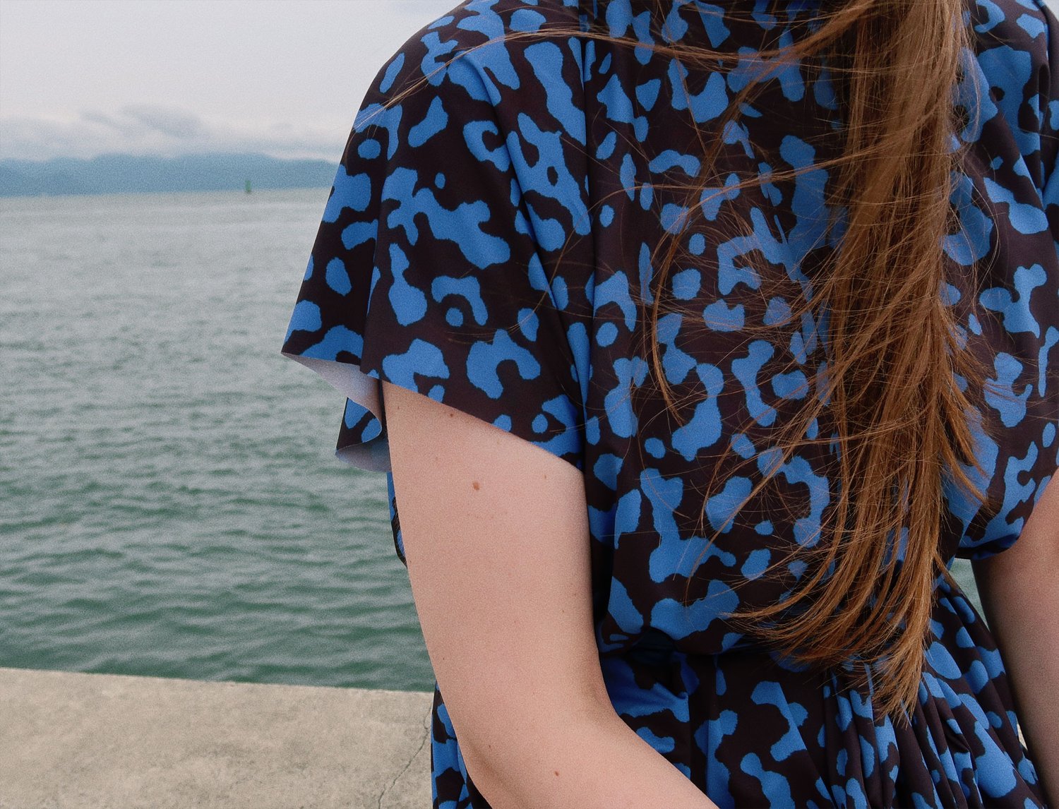 Image of BLUE NOISE LOOSE DRESS (preorder)