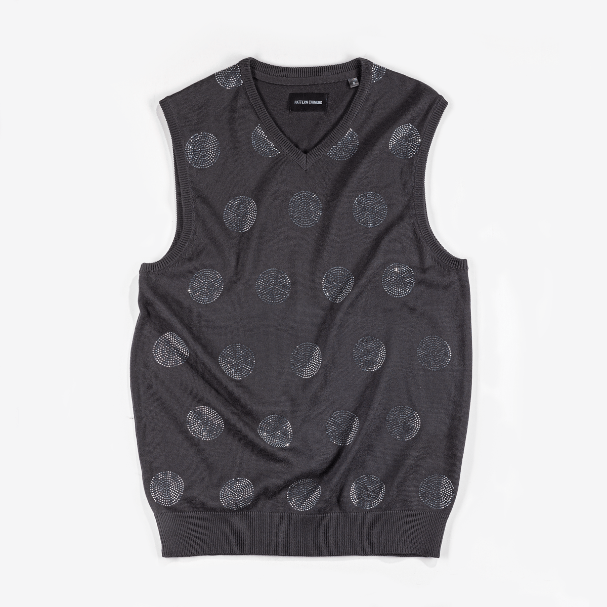 KNIT VEST POLKA SPRAK | patternchineso KNIT VEST POLKA SPRAK | patternchineso