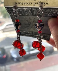 Image of dice queen earrings