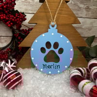 Image 1 of Pawprint Bauble
