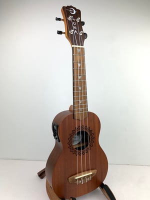 Image of Luna Soprano Electric Ukulele, Model UKE VMS EL (Used, Mint Condition)