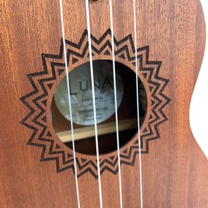 Image of Luna Soprano Electric Ukulele, Model UKE VMS EL (Used, Mint Condition)