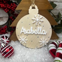 Image 1 of Snowflake Bauble