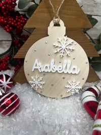 Image 3 of Snowflake Bauble