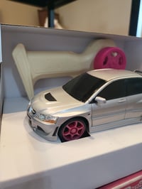 Image 5 of Mitsubishi Lancer Evo VIII anime RC Car 1/28 Scale