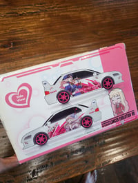 Image 9 of Mitsubishi Lancer Evo VIII anime RC Car 1/28 Scale