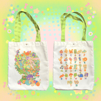 Image 1 of caterpillar alphabet tote