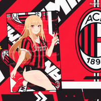 Image 2 of WAIFUS x AC Milan