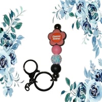 "Flower Power" Keychain