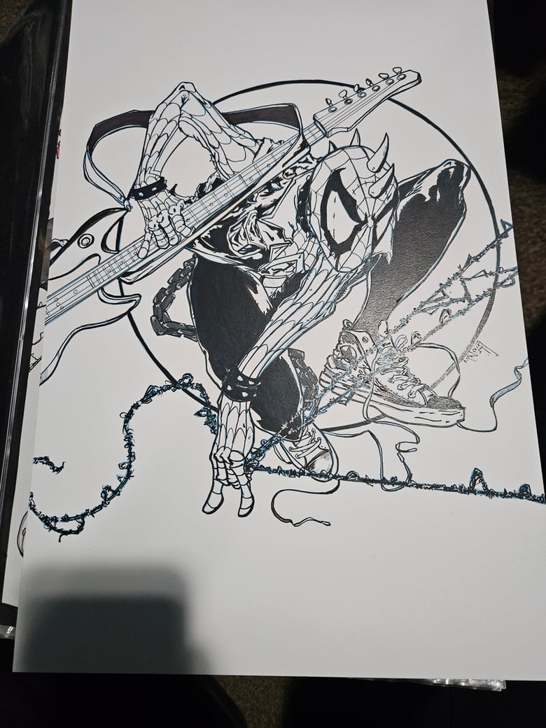 Image of Spider Punk original Art