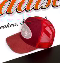 Image 3 of Boys Lie Red Corduroy Trucker Hat  