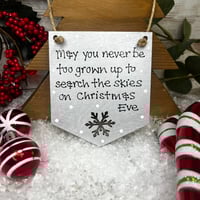 Snowflake Pennant Flag