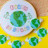 Image 4 of Earth Clear Vinyl Sticker