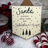 Image 1 of Santa Pennant Flag