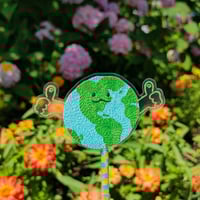 Image 1 of Earth Clear Vinyl Sticker
