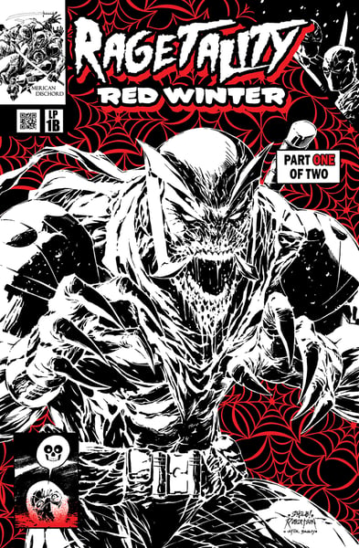 Image of RAGETALITY RED WINTER FOIL Venom Lethal Protector 1 HOMAGE COVER