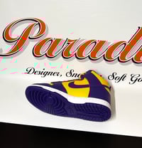 Image 3 of Nike Men Dunk High Lakers Court Purple/Yellow (Size 10 Men's)