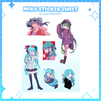 ✧ Hatsune Miku Sticker Sheet ✧