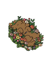 Image 1 of In The Flowers Sticker