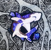 Image 1 of Blue Lace Agate Bonnethead Shark Sticker