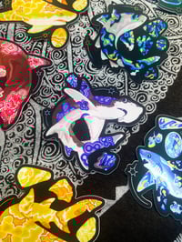 Image 2 of Blue Lace Agate Bonnethead Shark Sticker