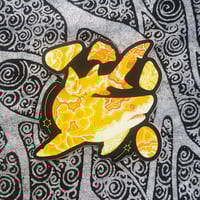 Image 1 of Honey Calcite Lemon Shark Sticker