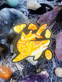 Image 3 of Honey Calcite Lemon Shark Sticker