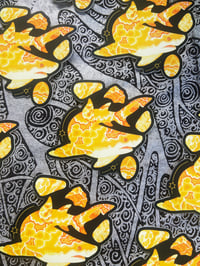 Image 4 of Honey Calcite Lemon Shark Sticker