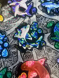 Image 4 of Labradorite Blacktip Reef Shark Sticker