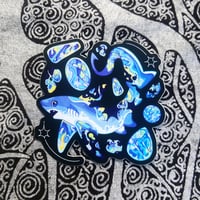Image 1 of Moonstone Thresher Shark Sticker