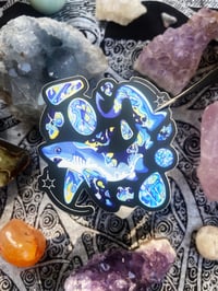 Image 3 of Moonstone Thresher Shark Sticker