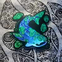 Image 1 of Malachite Whale Shark Sticker