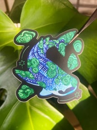 Image 5 of Malachite Whale Shark Sticker