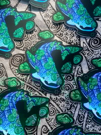 Image 4 of Malachite Whale Shark Sticker