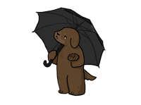 Image 1 of Rainy clear Sticker