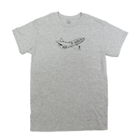 Image 1 of New Hues Plane Tee (Heather Grey)