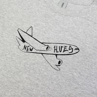 Image 2 of New Hues Plane Tee (Heather Grey)