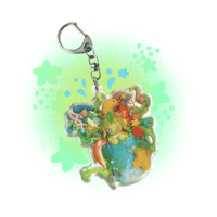 Image 1 of sea noodles keychain