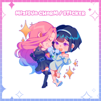 Image 1 of ✧ Alien Stage: Sua and Mizi Charm/Sticker ✧