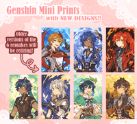 Image 1 of Mini Prints ✦ Genshin Impact