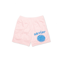 SAVIOR MESH PINK SHORTS