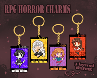 Image 1 of RPG Chara charms ✦ RPG HORROR SERIE