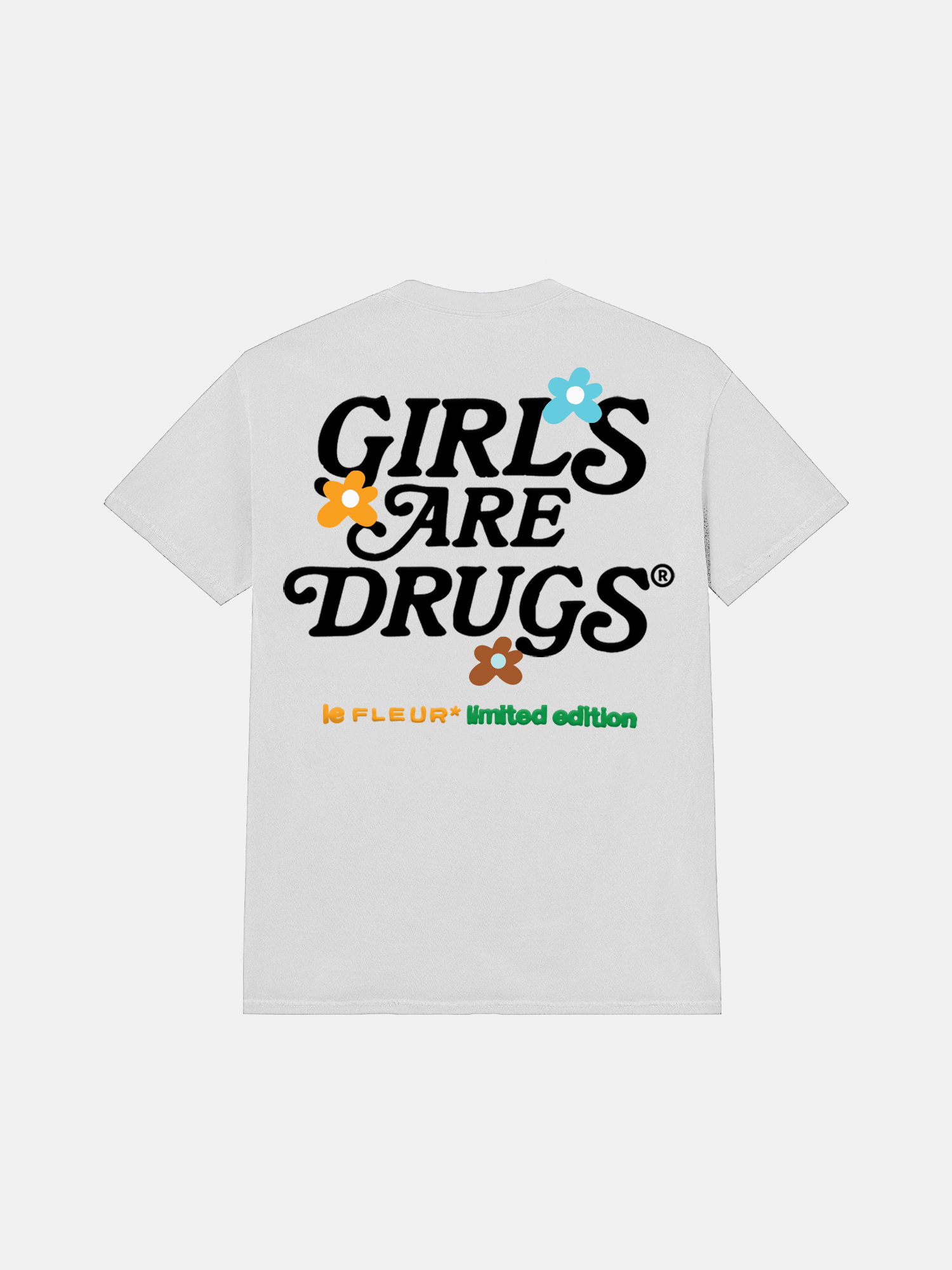 Image of GIRLS ARE DRUGS® TEE - "TYLER THE CREATOR®" - WHITE *ORIGINAL PRICE: $75*