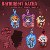 Image 1 of GACHA Harbinger charms ✦ Genshin Impact