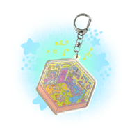 Image 1 of turtle's room keychain