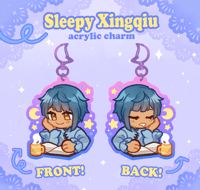 Sleepy Xingqiu Charm ✦ Genshin Impact