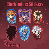 Harbinger stickers GACHA ✦ Genshin Impact