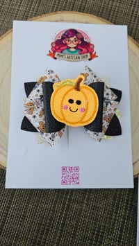 Pumpkin hairbow