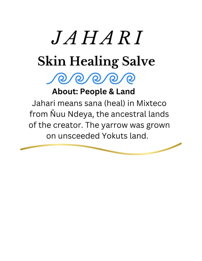 First Aid Salve: Jahari